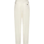 Pantaloni Mat in misto lana MAT LM85BULL BIANCO BE ABLE 