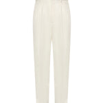 Pantaloni Mat in misto lana MAT LM85BULL BIANCO BE ABLE 