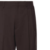 Pantaloni Mat in misto lana MAT SMPMARRONE BE ABLE 
