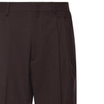 Pantaloni Mat in misto lana MAT SMPMARRONE BE ABLE 