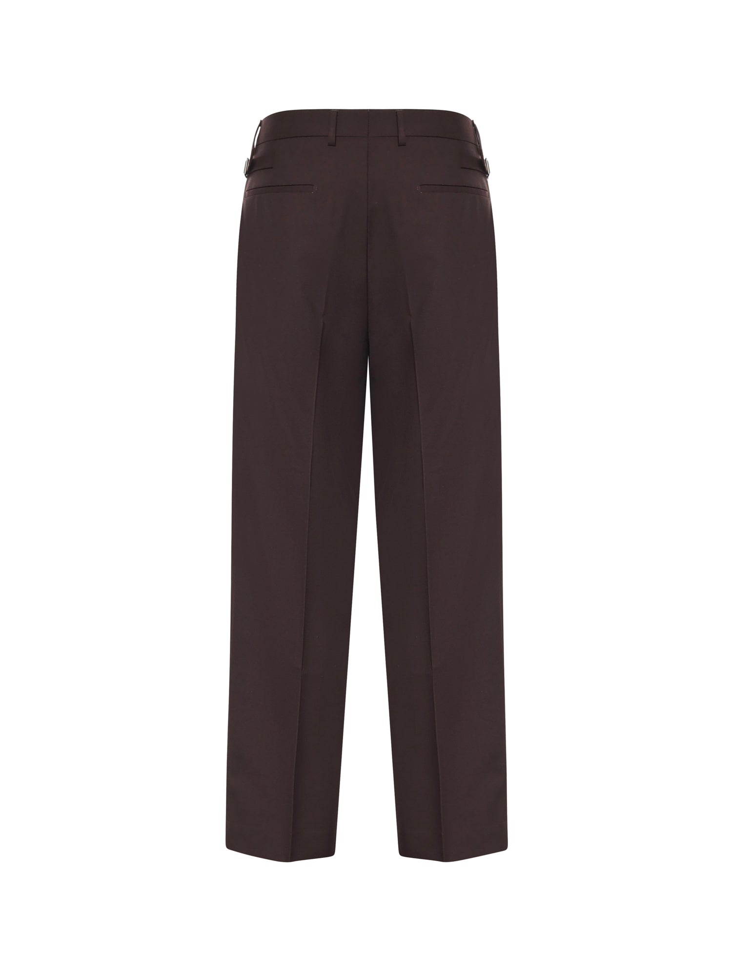 Pantaloni Mat in misto lana MAT SMPMARRONE BE ABLE 