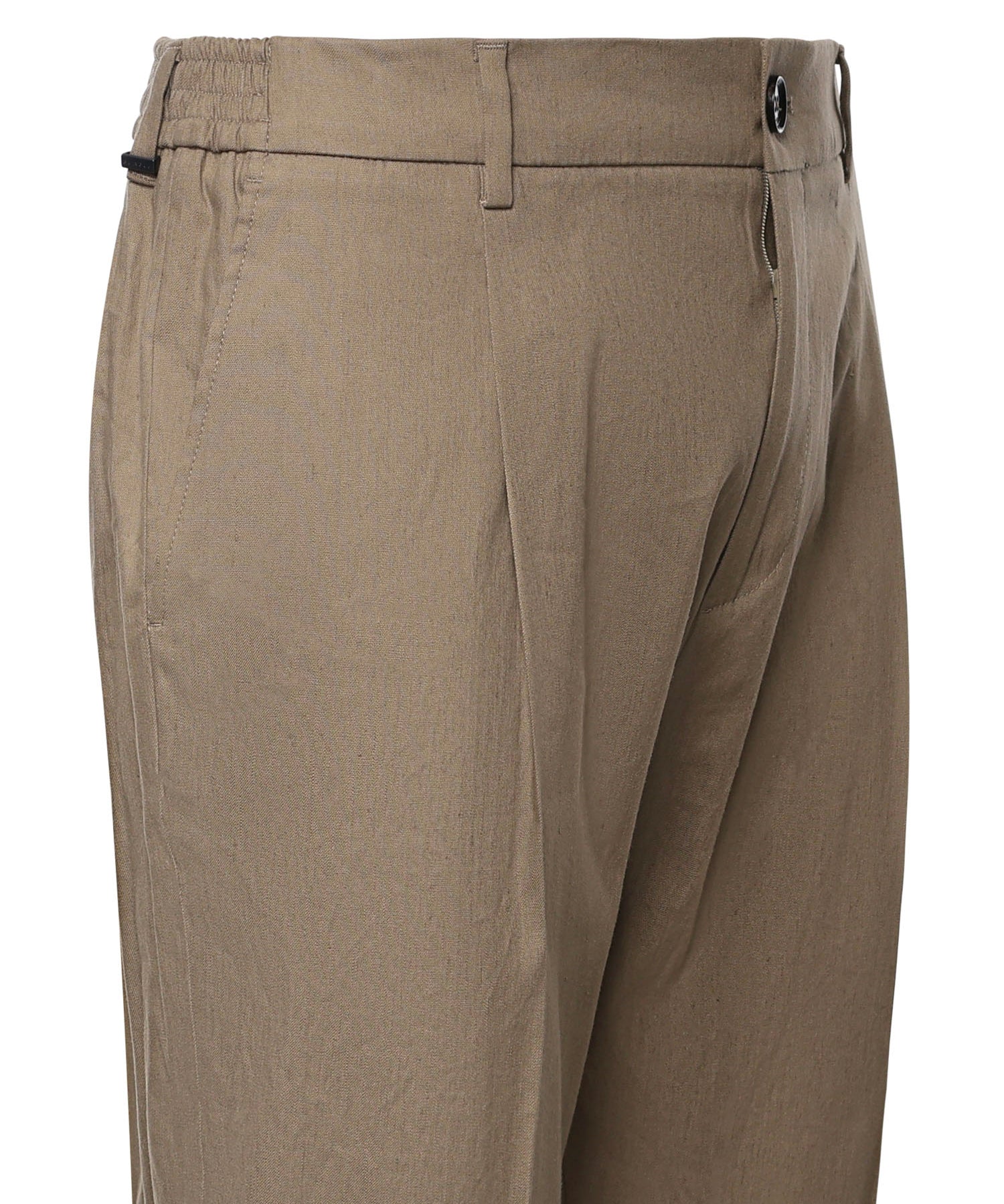 Pantaloni New Riccardo in misto lino<BR/> NEW RICCARDO LAQFANGO BE ABLE 
