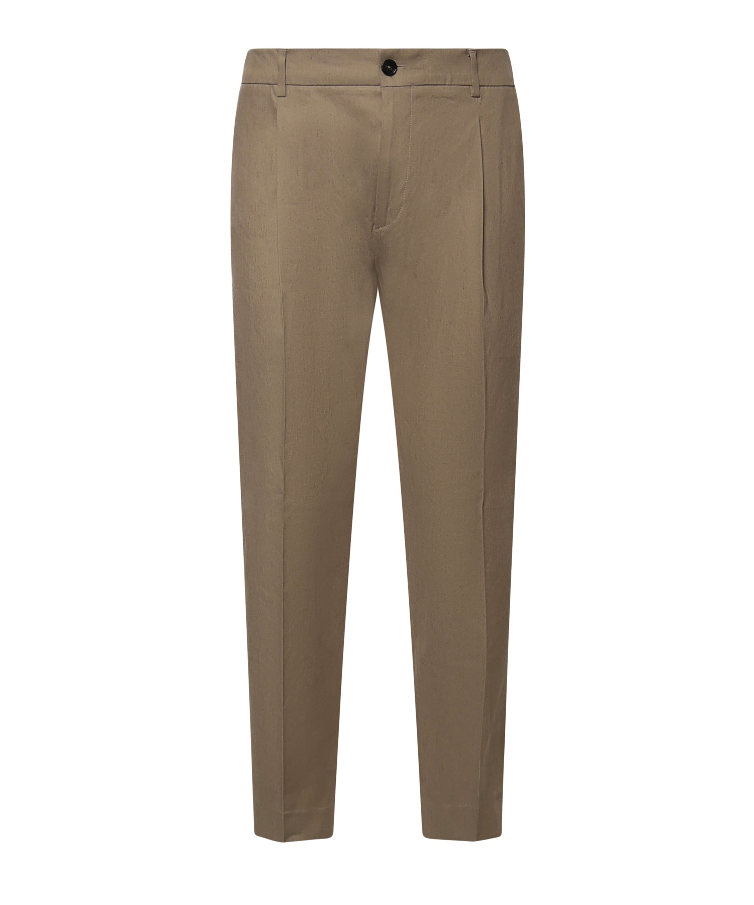 Pantaloni New Riccardo in misto lino<BR/> NEW RICCARDO LAQFANGO BE ABLE 
