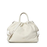 Borsa in pelle con logo BIBP9E701 AVORIO BIASIA 
