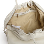 Borsa in pelle con logo BIBP9E701 AVORIO BIASIA 