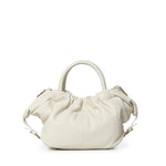 Mini bag in pelle con logo<BR/> BIBP9E702 AVORIO BIASIA 
