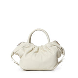 Mini bag in pelle con logo<BR/> BIBP9E702 AVORIO BIASIA 
