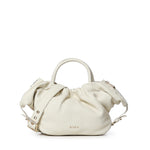 Mini bag in pelle con logo<BR/> BIBP9E702 AVORIO BIASIA 