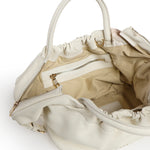 Mini bag in pelle con logo<BR/> BIBP9E702 AVORIO BIASIA 