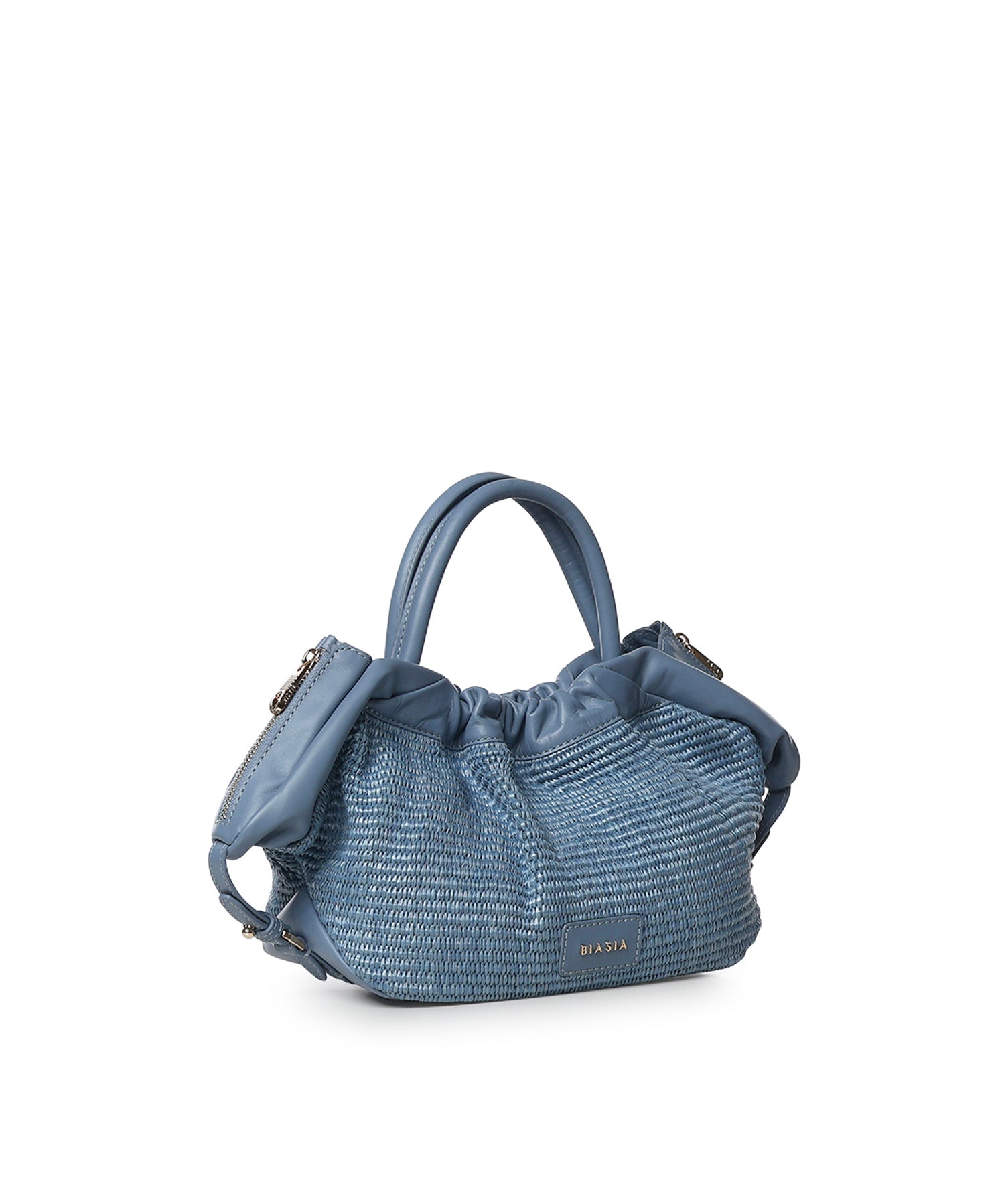 Borsa Ruffle con logo BIBP9E702P DENIM BIASIA 