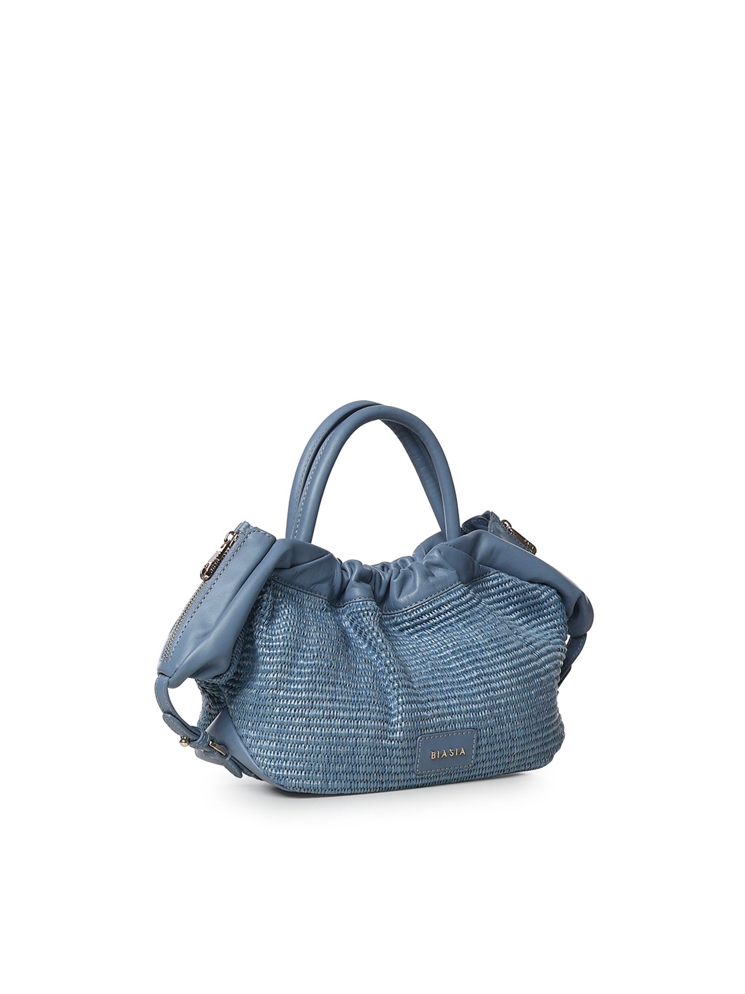 Borsa Ruffle con logo BIBP9E702P DENIM BIASIA 