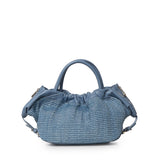 Borsa Ruffle con logo BIBP9E702P DENIM BIASIA 