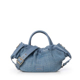 Borsa Ruffle con logo BIBP9E702P DENIM BIASIA 