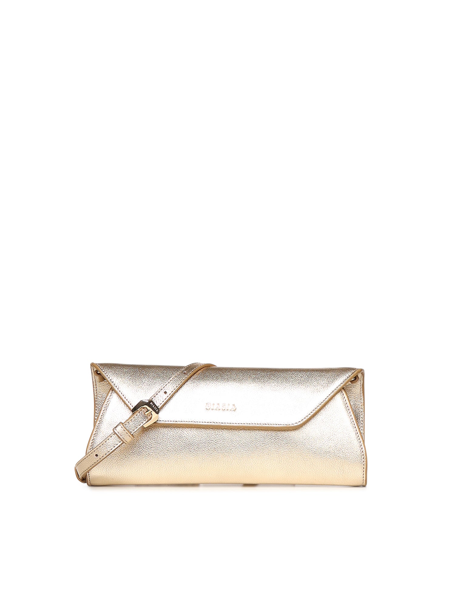 Clutch con logo in pelle BIBP9PE01M 019 BIASIA 