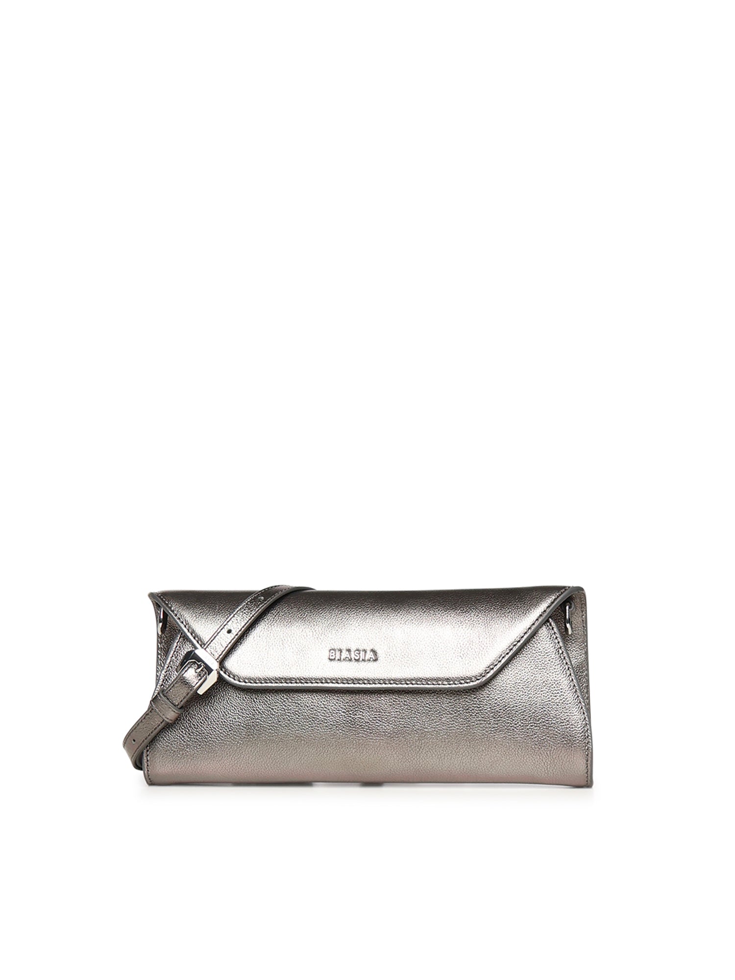 Clutch con logo in pelle BIBP9PE01M 083 BIASIA 
