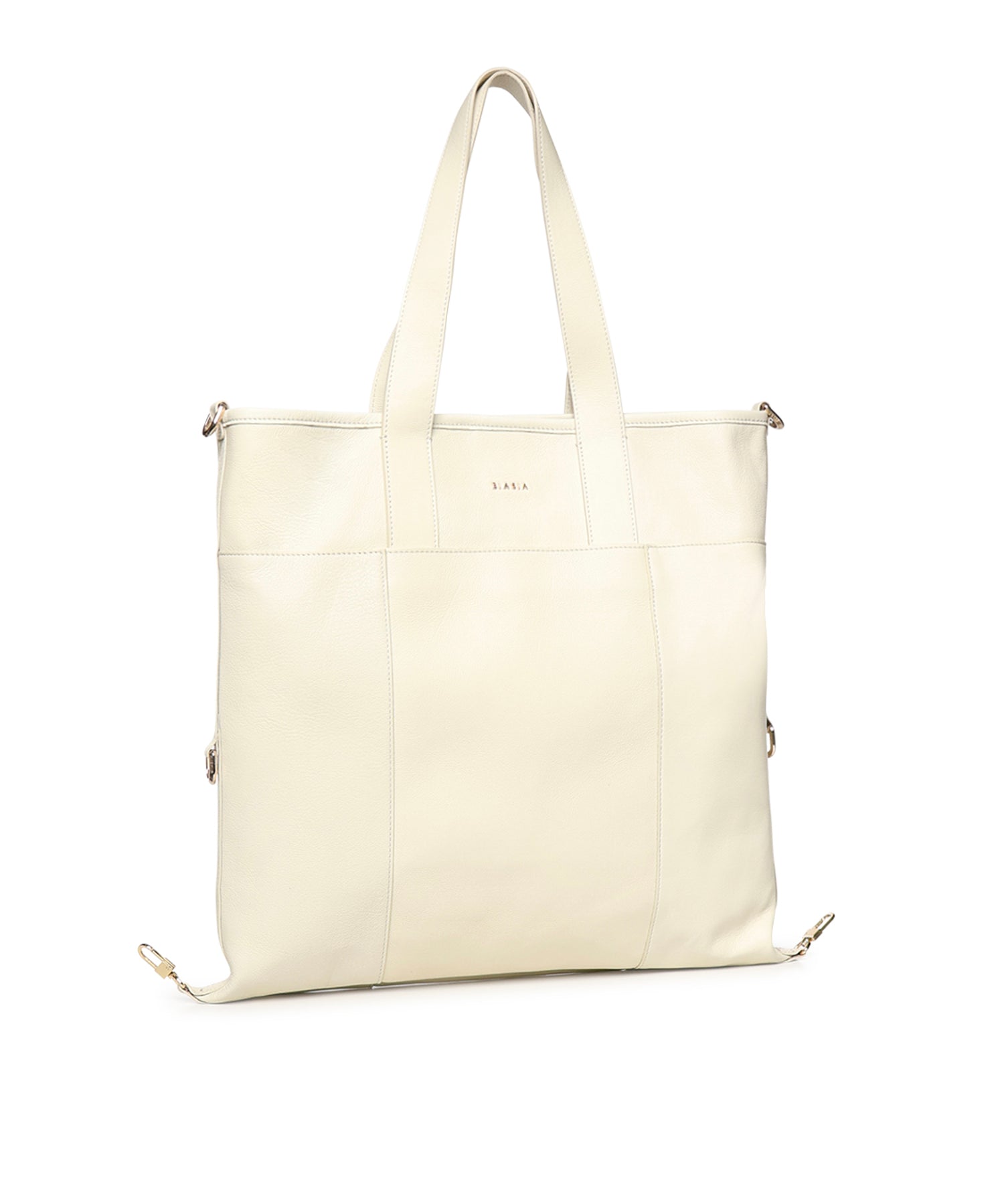 Borsa shopping in pelle con logo BIBP9QN01 328 BIASIA 