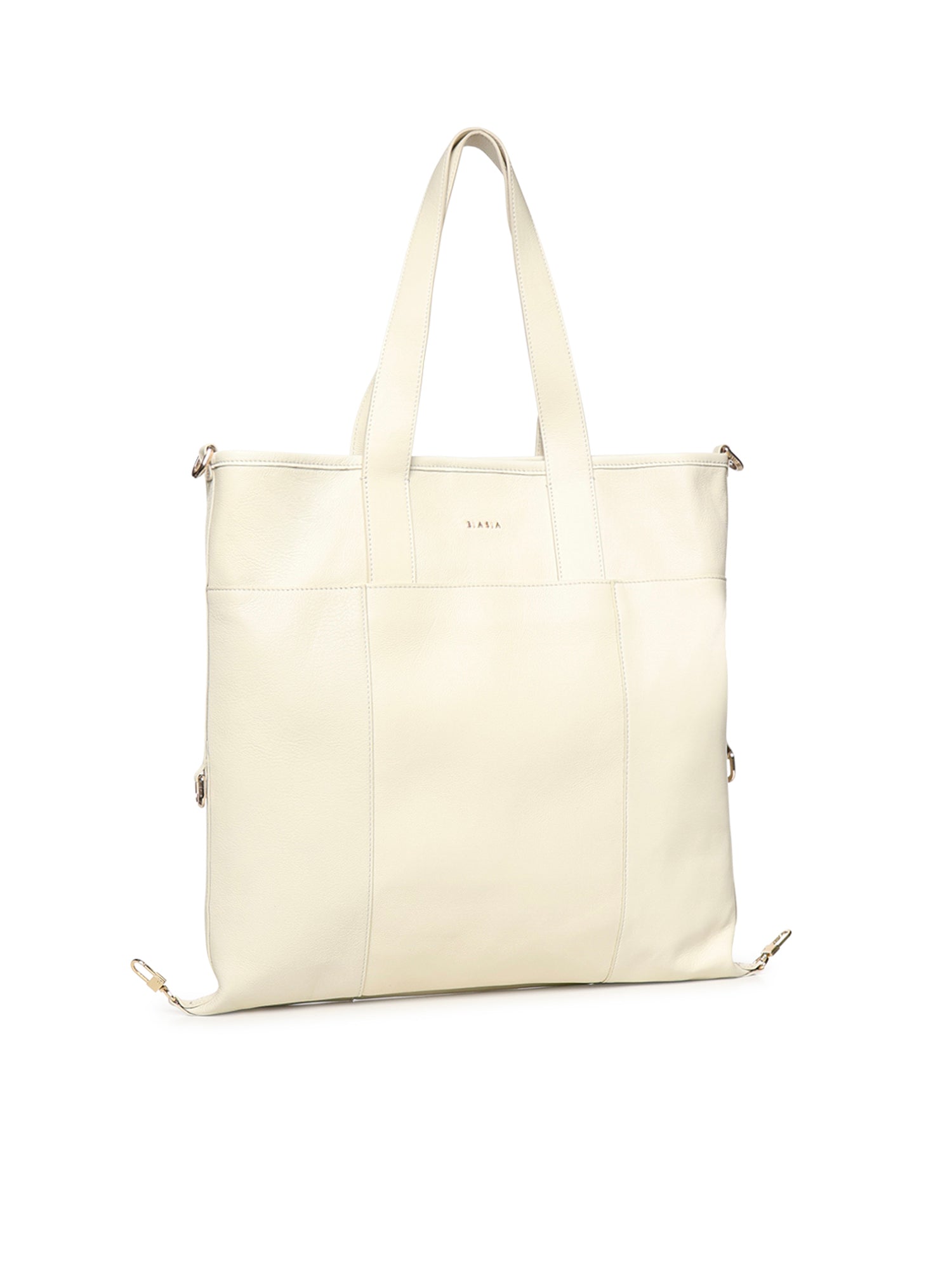 Borsa shopping in pelle con logo BIBP9QN01 328 BIASIA 