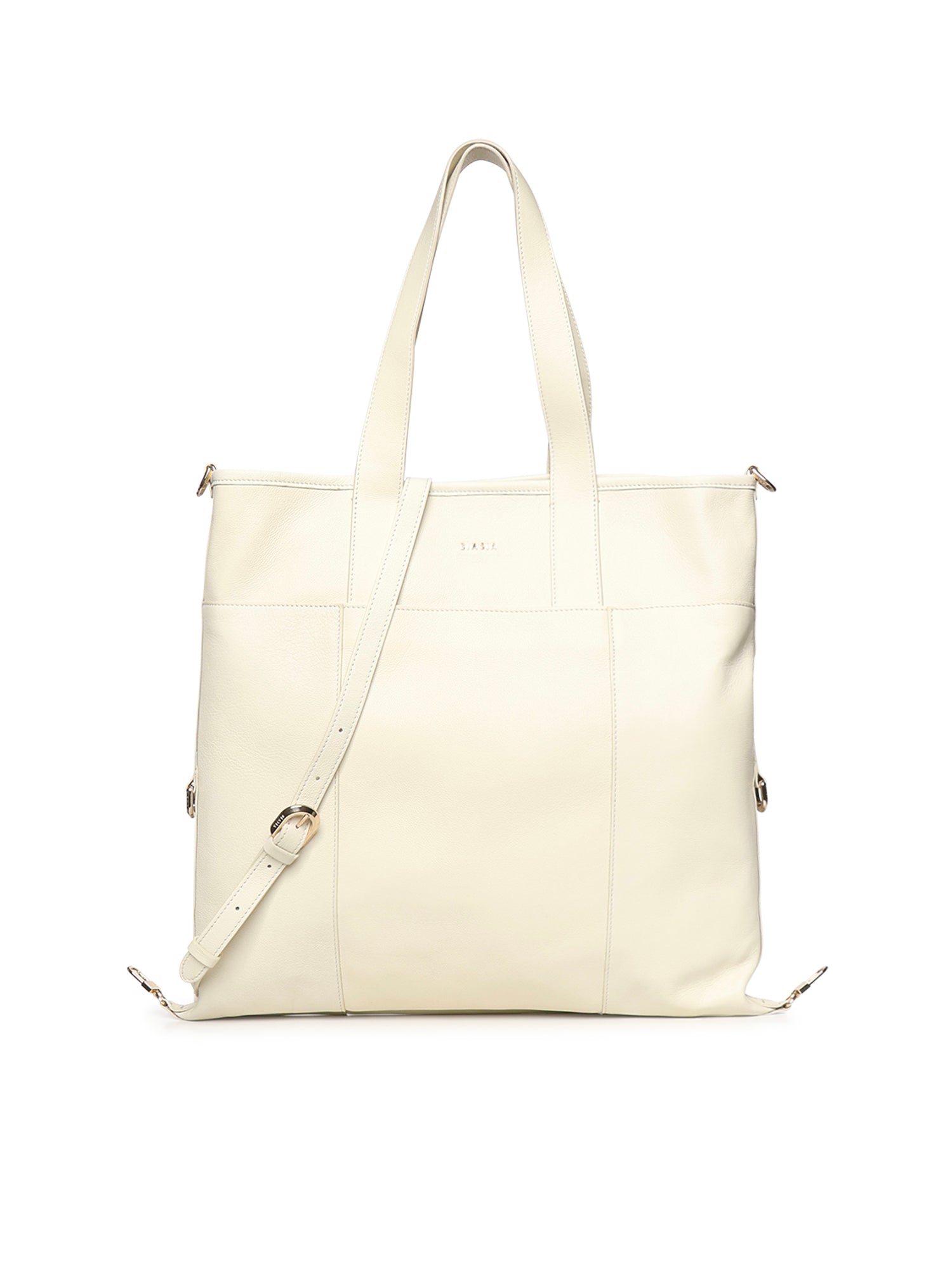 Borsa shopping in pelle con logo BIBP9QN01 328 BIASIA 