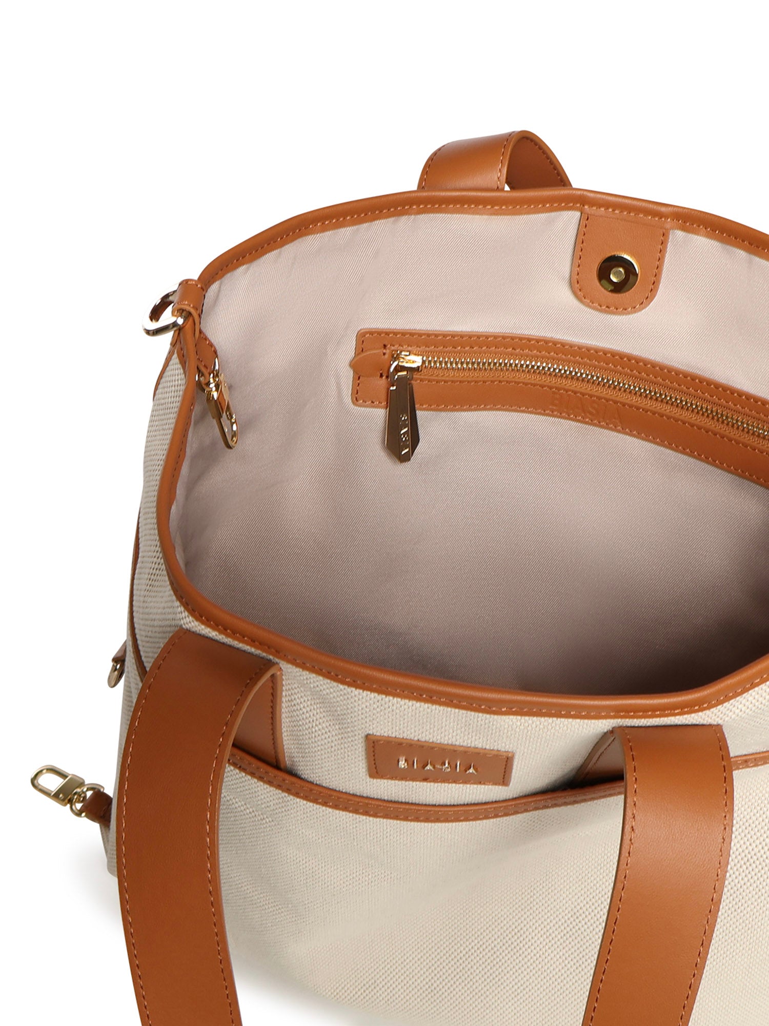 Borsa shopping in pelle con logo BIBP9QN01C F29 BIASIA 