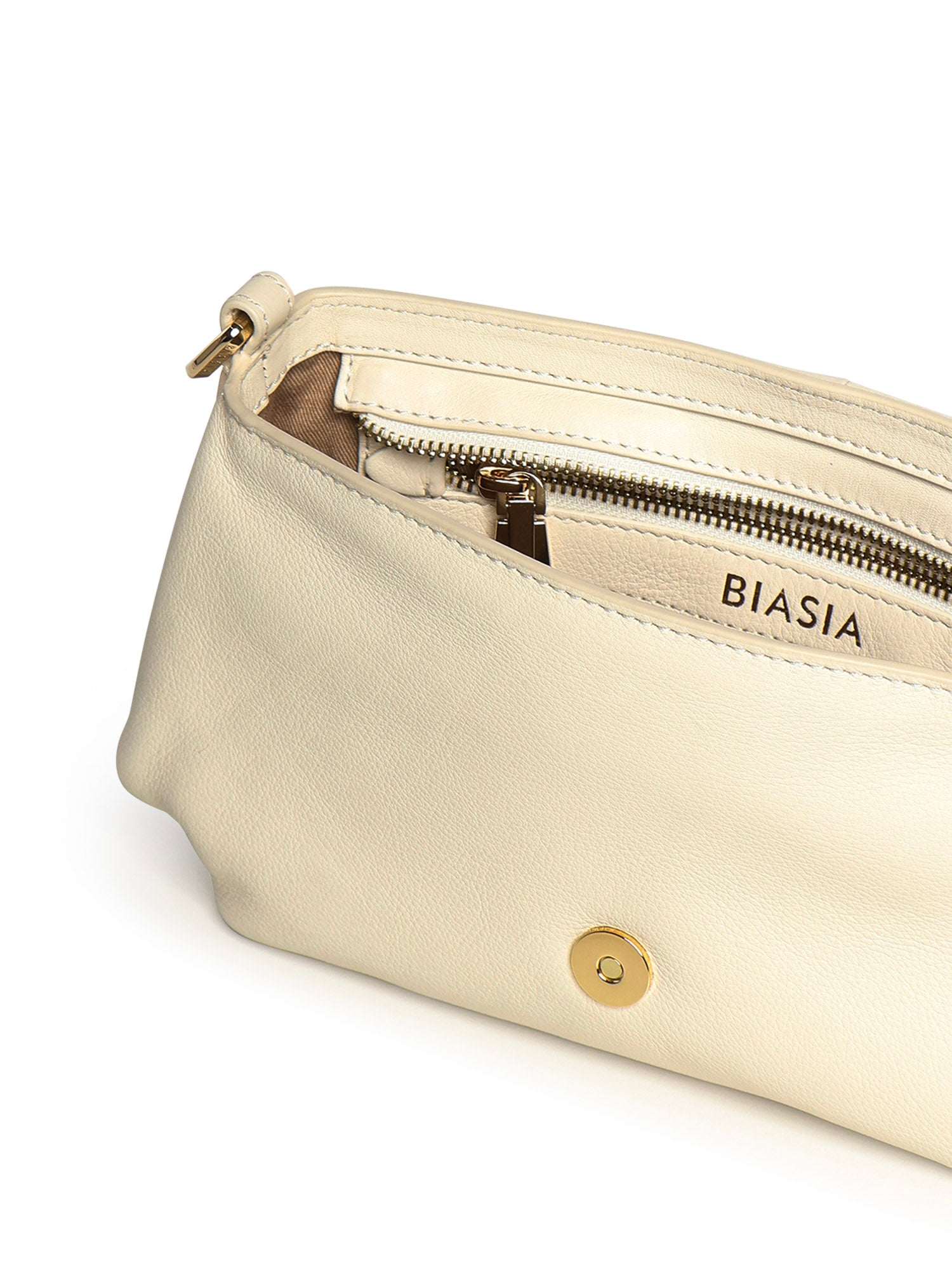Borsa a spalla in pelle BIBP9VJ01 AVORIO BIASIA 
