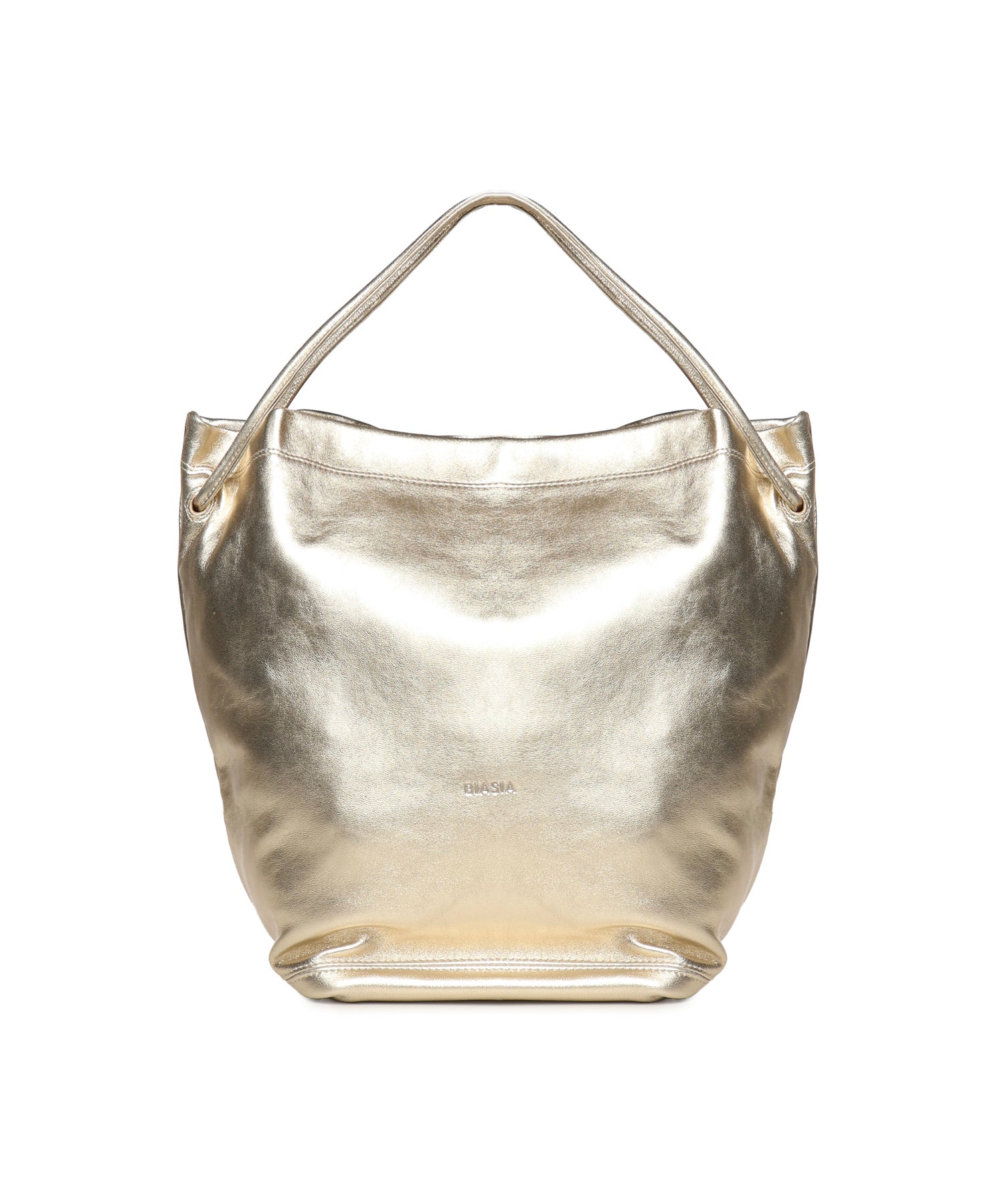 Borsa a spalla in pelle effetto metallizzato BIBP9ZI01M 019 BIASIA 