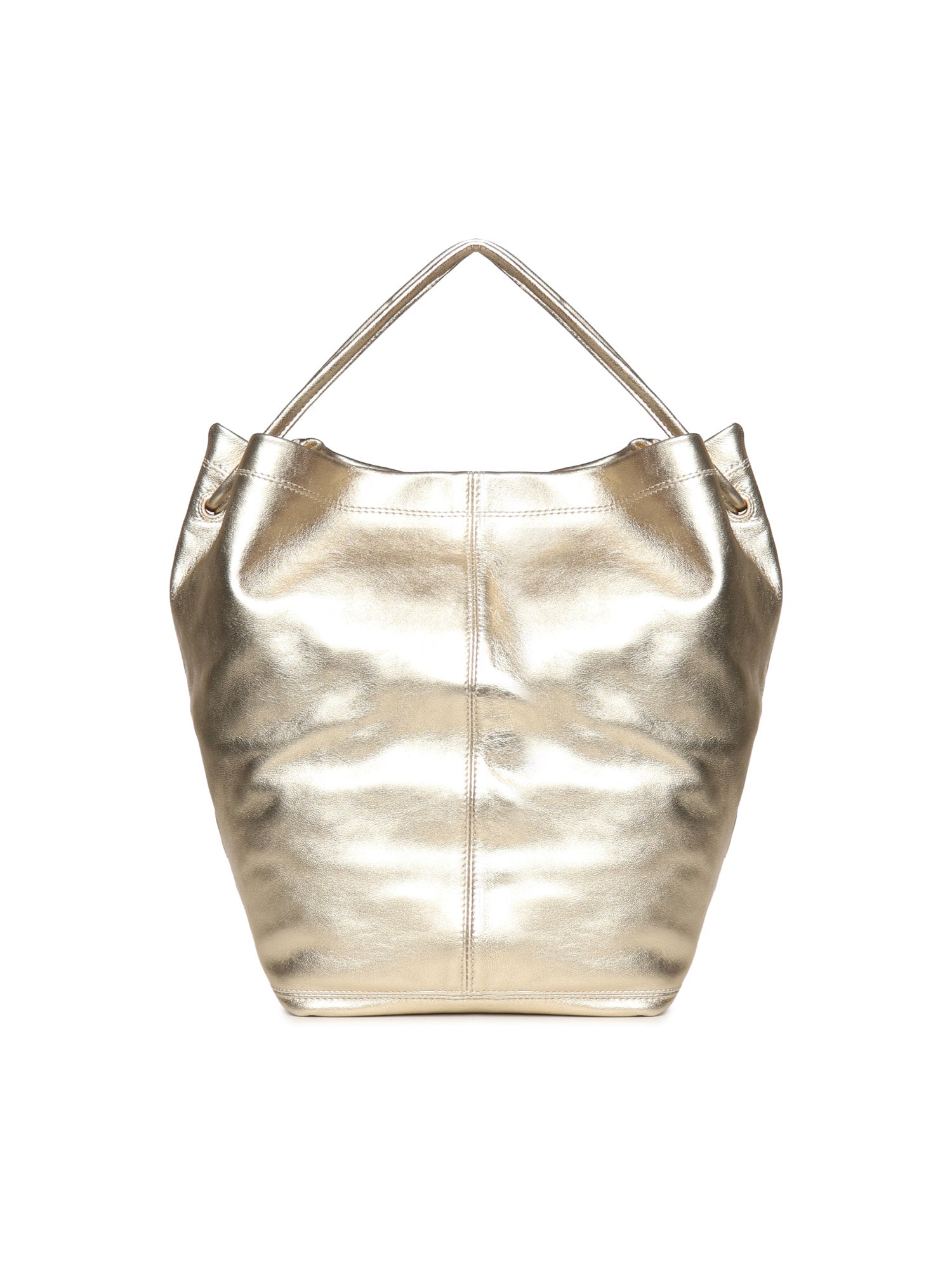 Borsa a spalla in pelle effetto metallizzato BIBP9ZI01M 019 BIASIA 