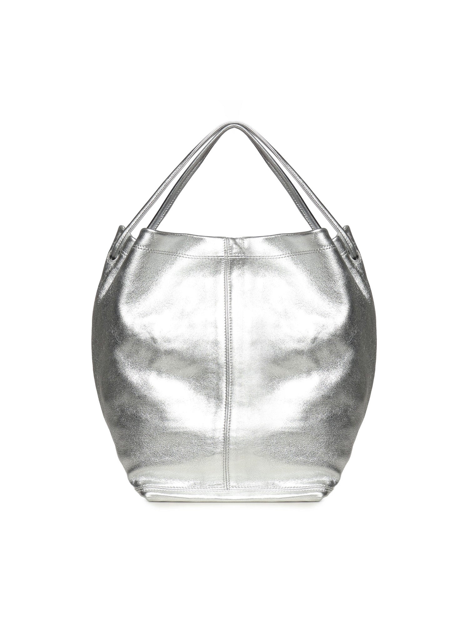 Borsa a spalla in pelle effetto metallizzato BIBP9ZI01M 040 BIASIA 