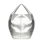 Borsa a spalla in pelle effetto metallizzato BIBP9ZI01M 040 BIASIA 