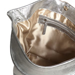 Borsa a spalla in pelle effetto metallizzato BIBP9ZI01M 040 BIASIA 