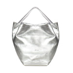 Borsa a spalla in pelle effetto metallizzato BIBP9ZI01M 040 BIASIA 
