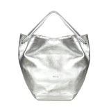 Borsa a spalla in pelle effetto metallizzato BIBP9ZI01M 040 BIASIA 