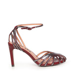 Sandali Serabi con strass 560Z75VK BURGUNDI BIBI LOU 