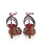 Sandali Serabi con strass 560Z75VK BURGUNDI BIBI LOU 