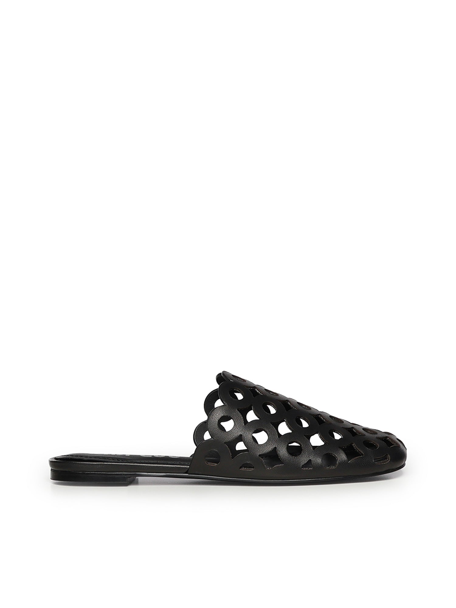 Mules Oribu in pelle 629Z10VK NEGRO BIBI LOU 