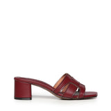 Mules Holly in pelle 756Z10VK BURGUNDI BIBI LOU 