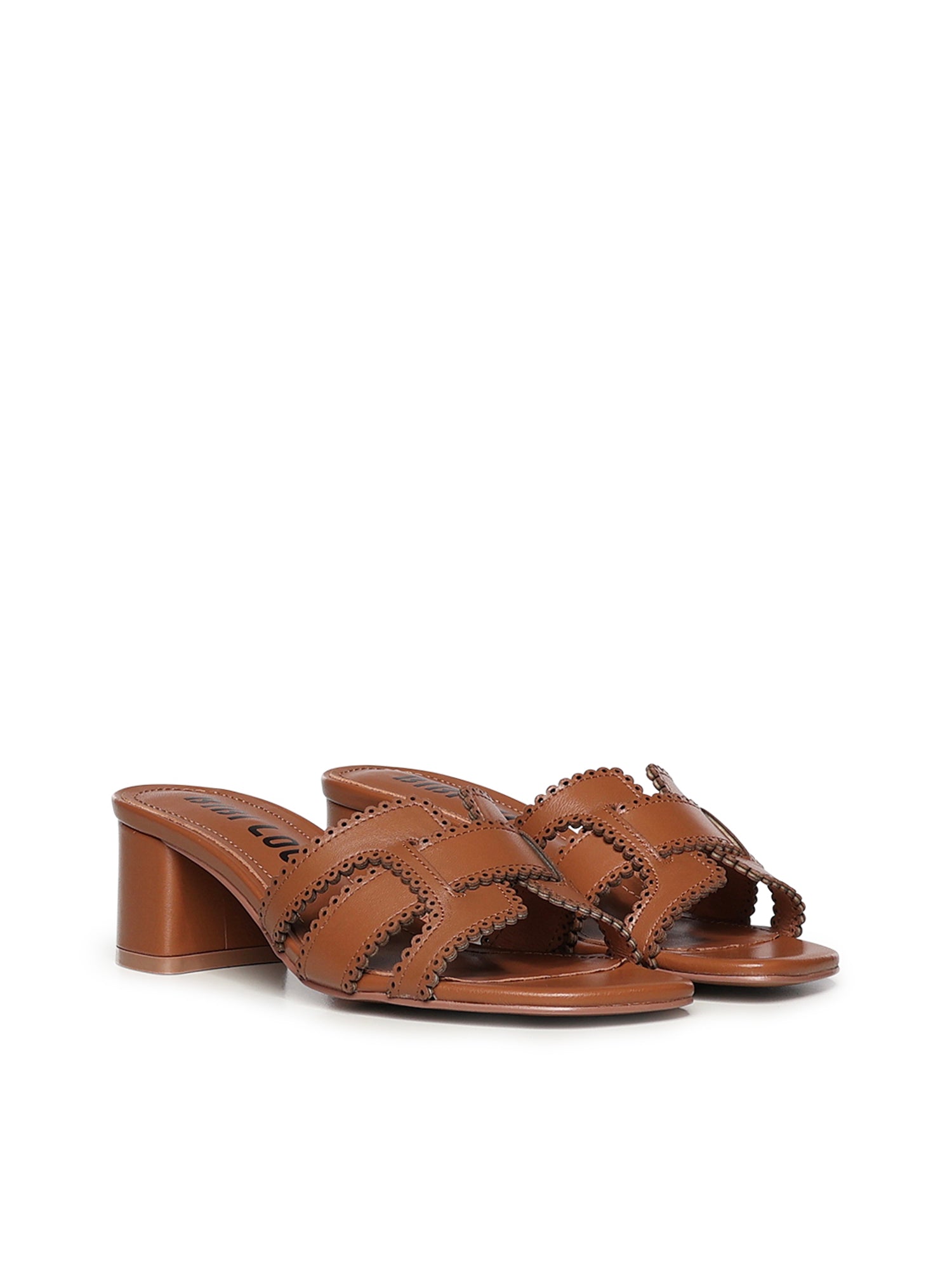 Mules Holly in pelle 756Z10VK CUERO BIBI LOU 