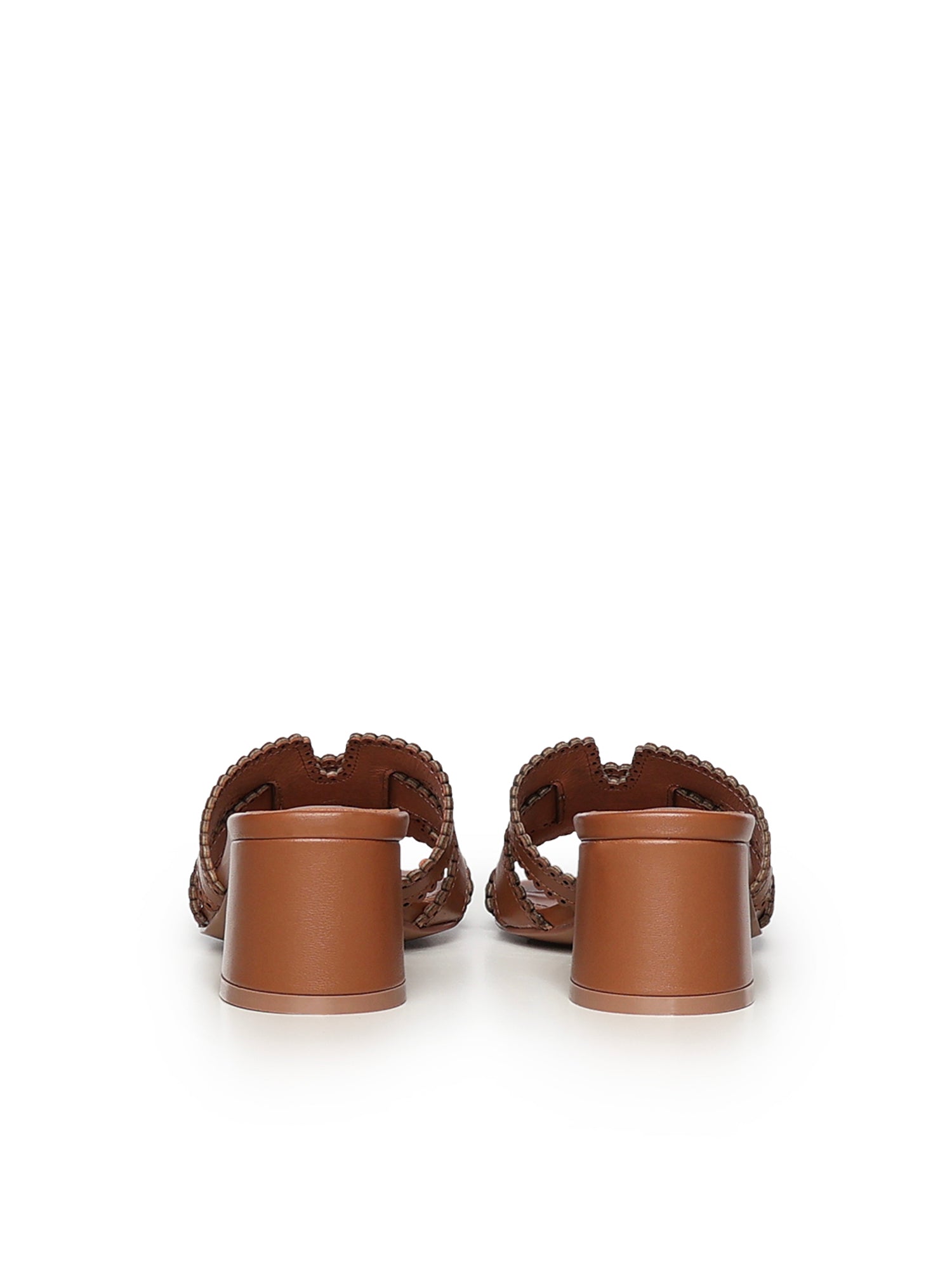 Mules Holly in pelle 756Z10VK CUERO BIBI LOU 