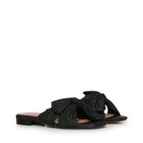 Sandali Karsie con fiocco<BR/> 884Z69HG NEGRO BIBI LOU 