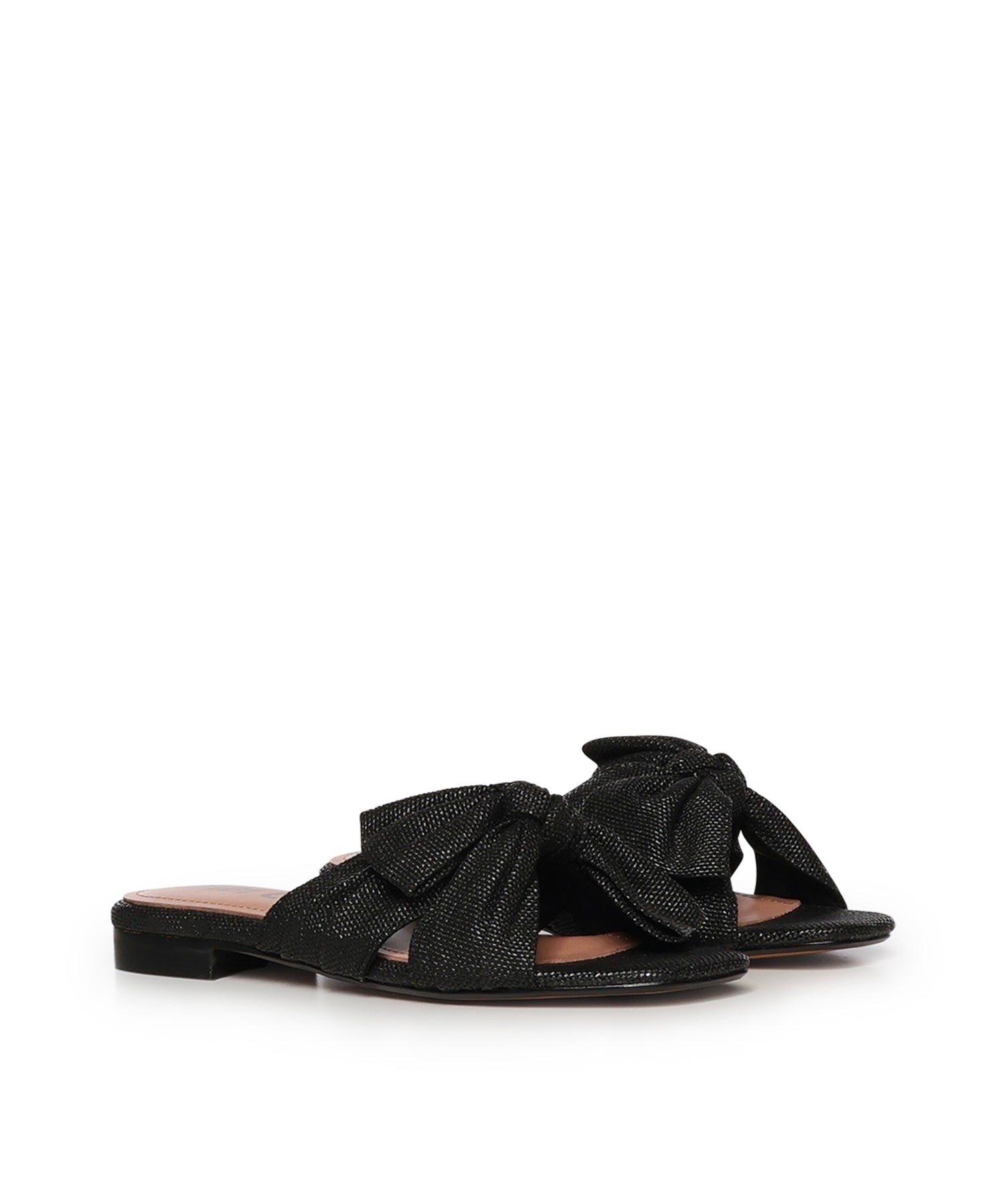 Sandali Karsie con fiocco<BR/> 884Z69HG NEGRO BIBI LOU 