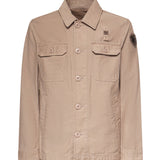 Overshirt in cotone con logo 26SBLUC04118 007452327 BLAUER 