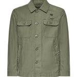 Overshirt in cotone con logo 26SBLUC04118 007452694 BLAUER 