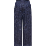 Pantaloni Velvet super loose PT016V2 NVY BONSAI 