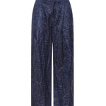 Pantaloni Velvet super loose PT016V2 NVY BONSAI 
