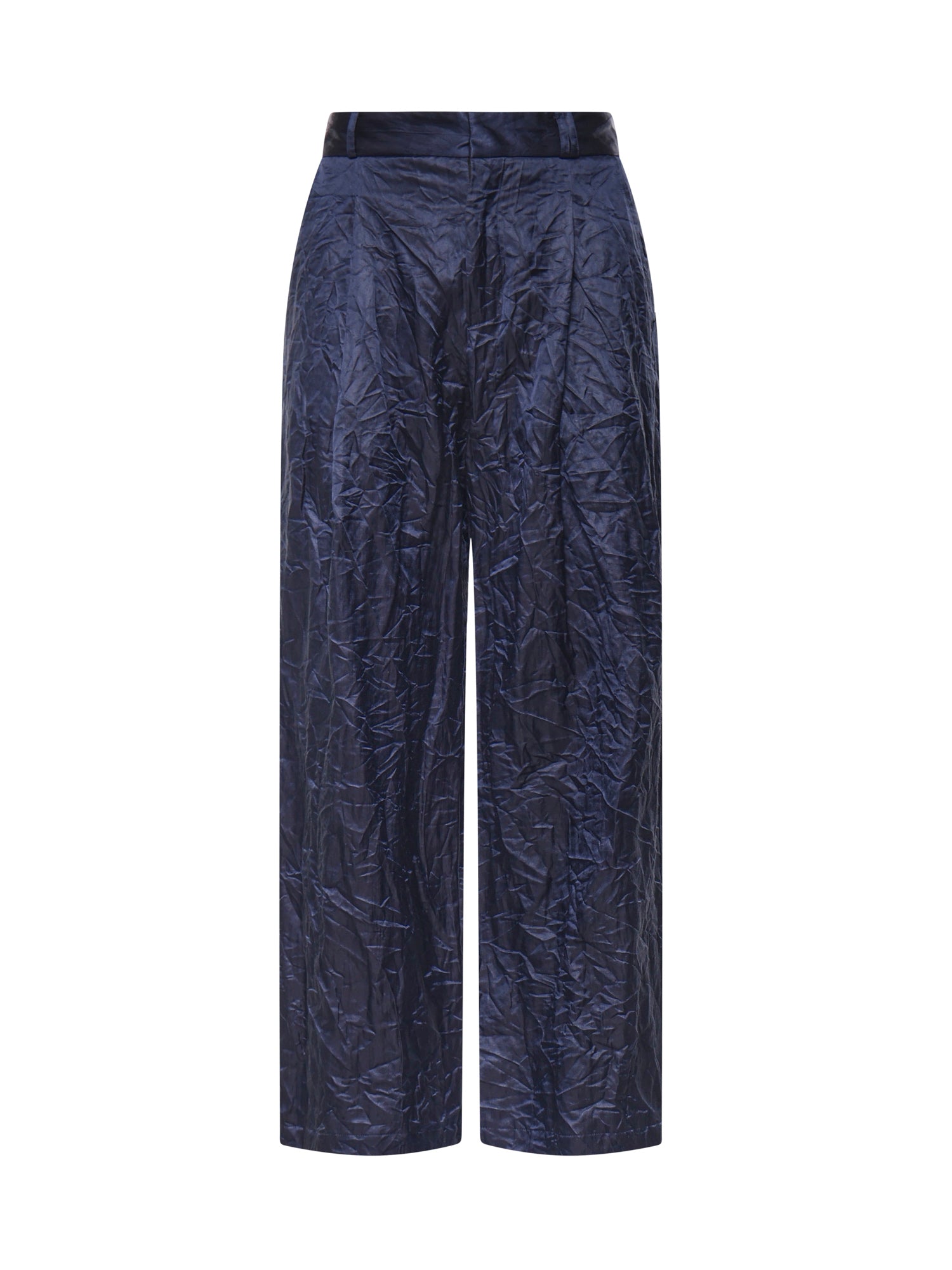 Pantaloni Velvet super loose PT016V2 NVY BONSAI 