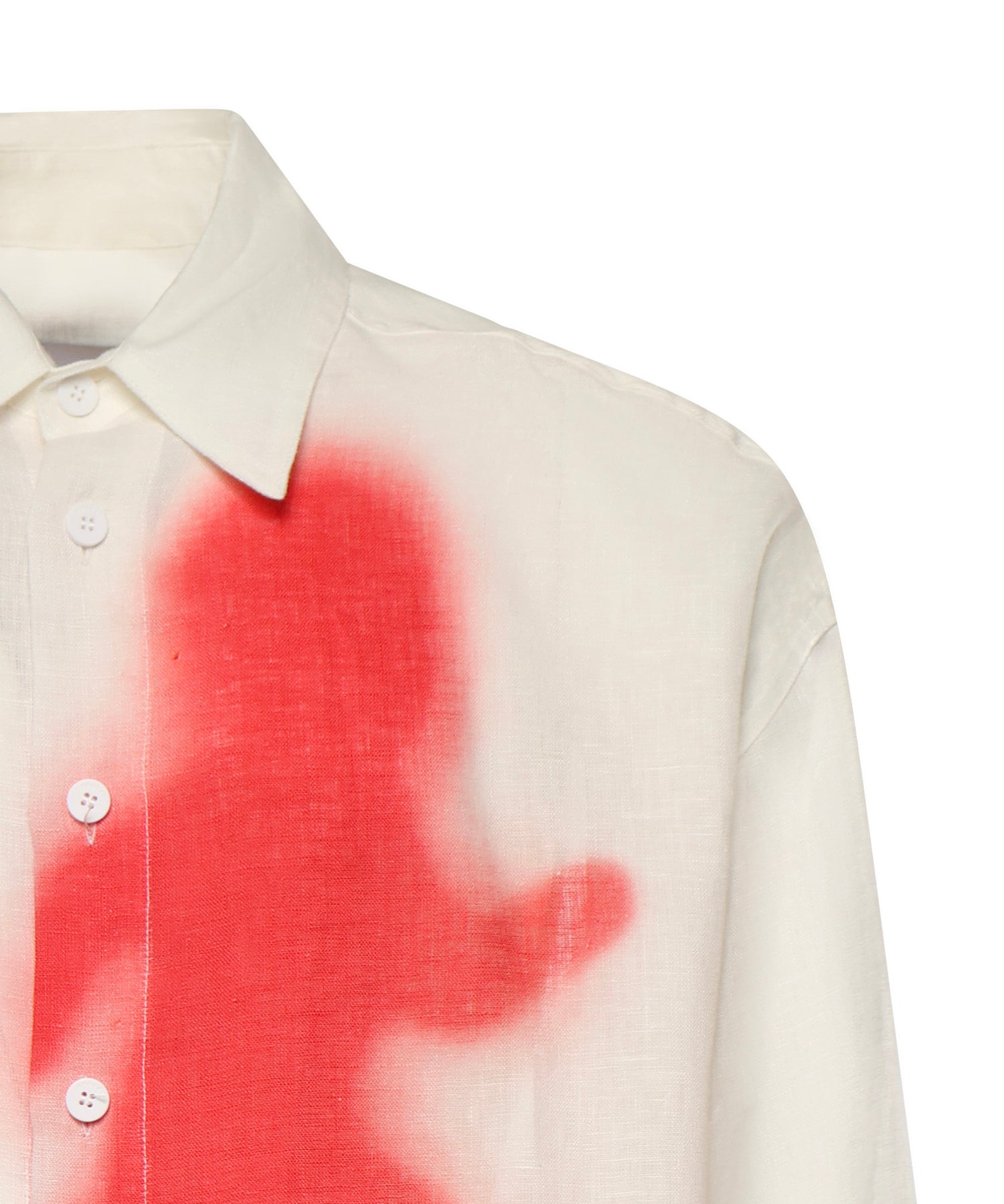 Camicia in cotone con stampa SH005001 VU BONSAI 