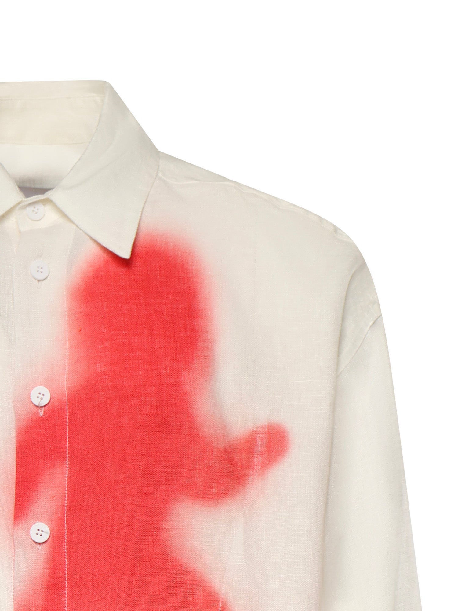 Camicia in cotone con stampa SH005001 VU BONSAI 