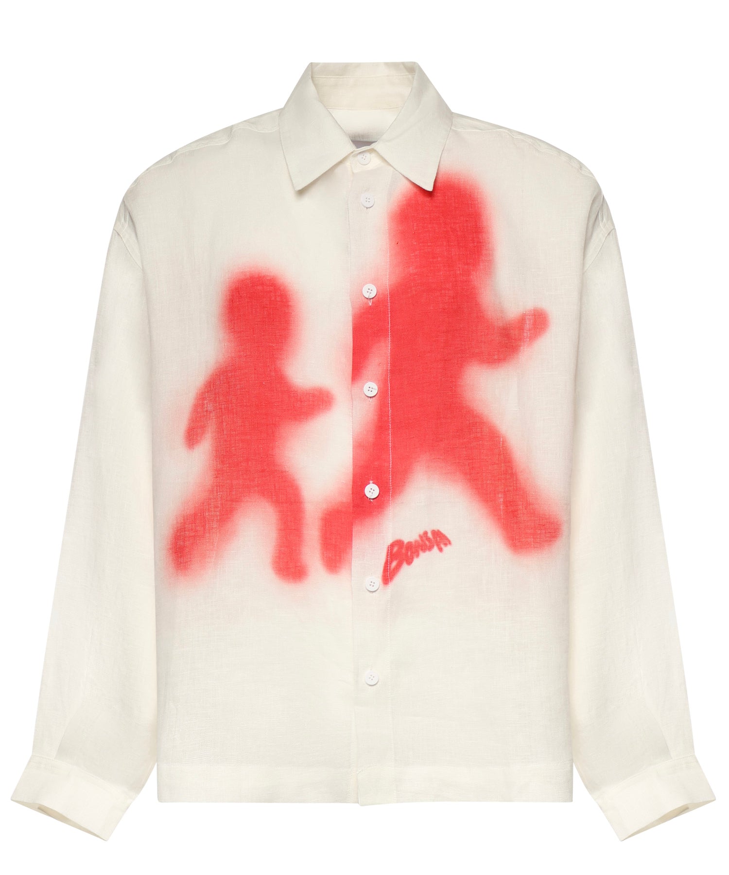 Camicia in cotone con stampa SH005001 VU BONSAI 