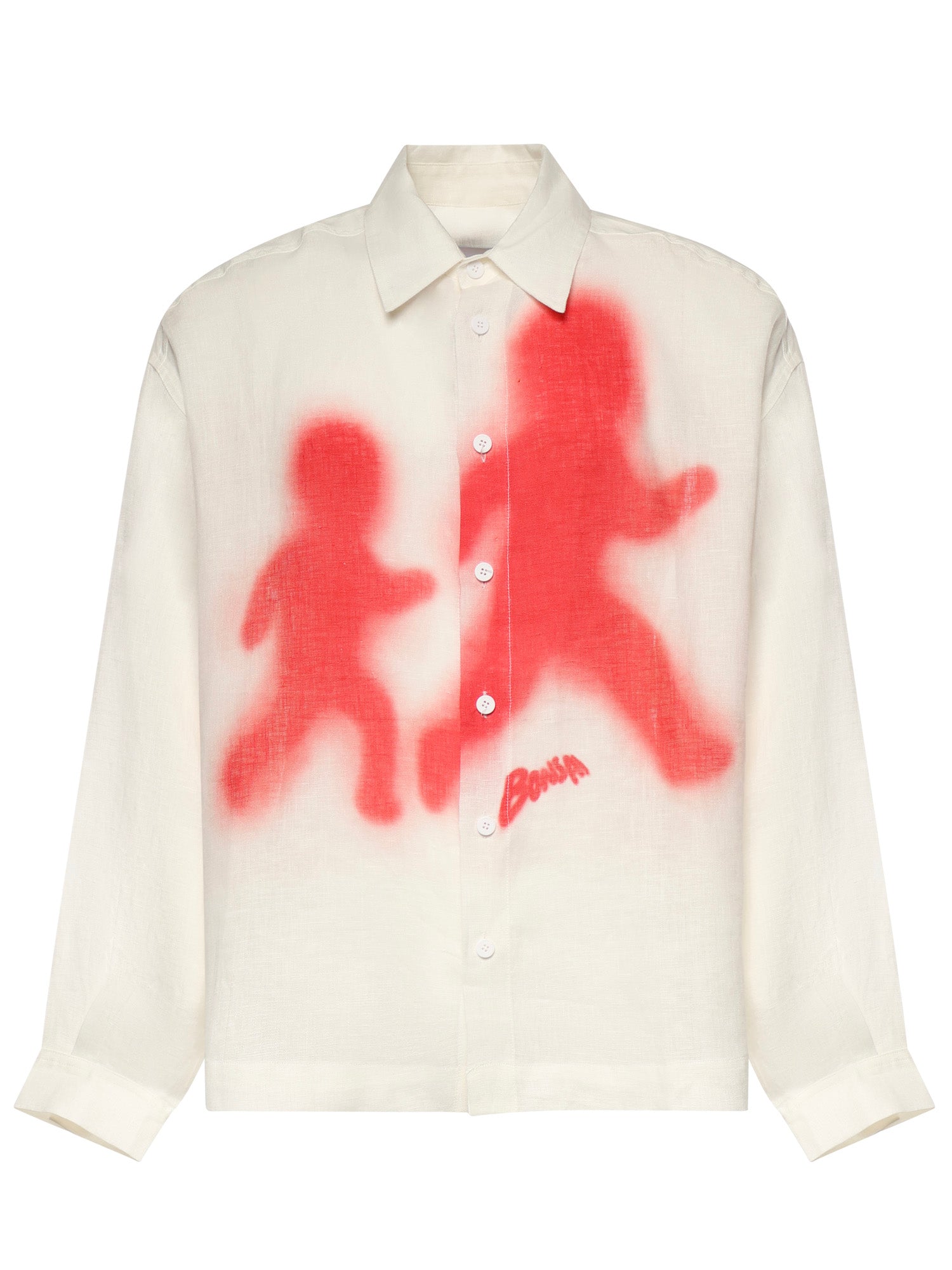 Camicia in cotone con stampa SH005001 VU BONSAI 