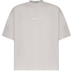 T-shirt in cotone con logo TS001001 GREY VIOLET BONSAI 