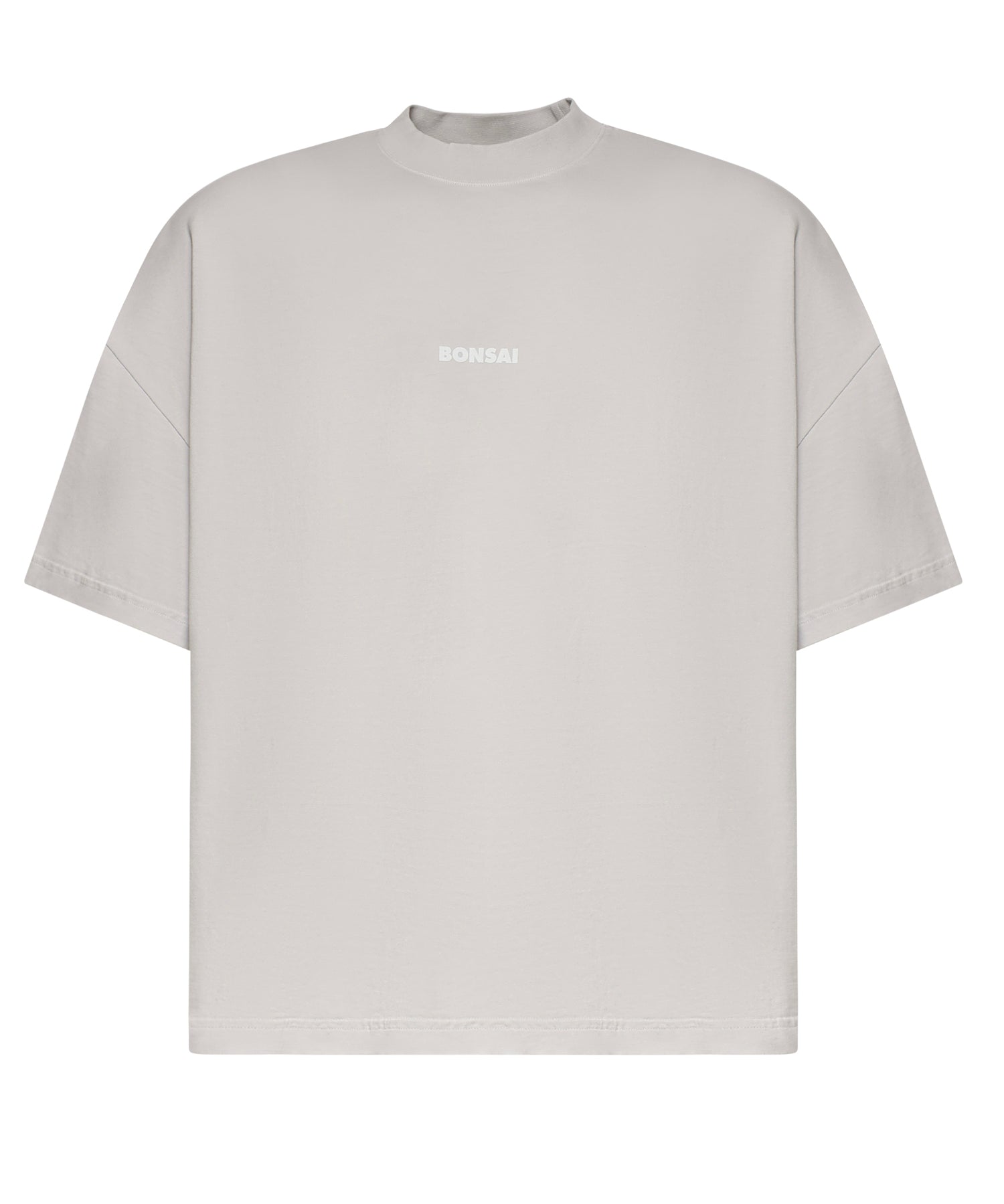 T-shirt in cotone con logo TS001001 GREY VIOLET BONSAI 
